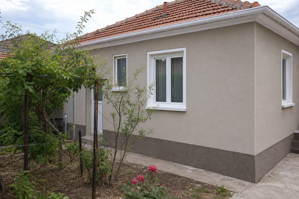 Sample demo after image of clean uniform external render